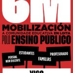 Vigo vuelve este miércoles a la calle, en defensa de la educación pública