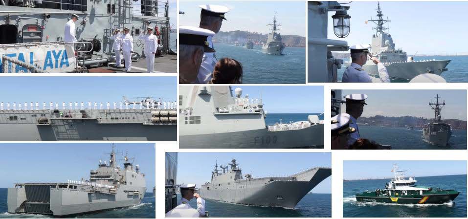 Felipe VI, buques y helicópteros: así será hoy la gran exhibición militar de Samil