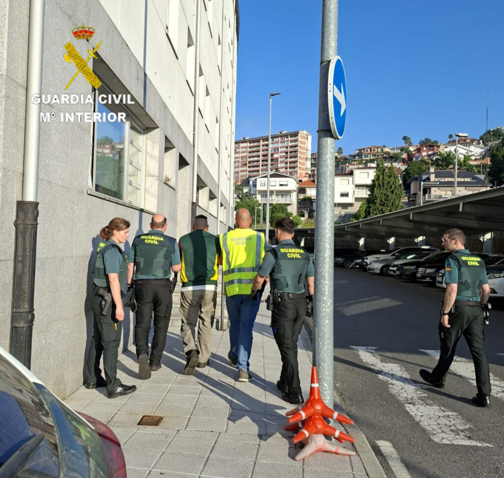 Detenido tras una intensa búsqueda el hombre que presuntamente agredió a su expareja en Ponte Caldelas