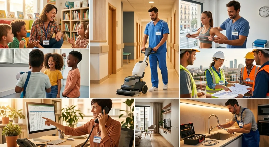 Ofertas de empleo en Vigo: educadores sociales, fisioterapeutas, personal de limpieza, técnicos de PRL, administrativos y fontaneros