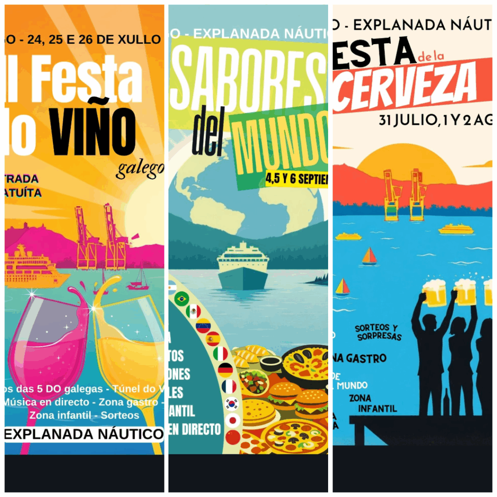 Tres grandes festivales gastronómicos, este verano frente al Náutico: vino, cerveza y sabores del mundo
