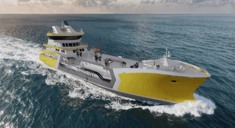 Freire construye en Vigo el mayor buque de transporte de salmón del mundo