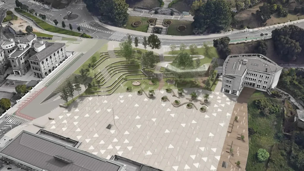 La Praza do Rei será irreconocible: así desaparecerá la actual plaza del Concello
