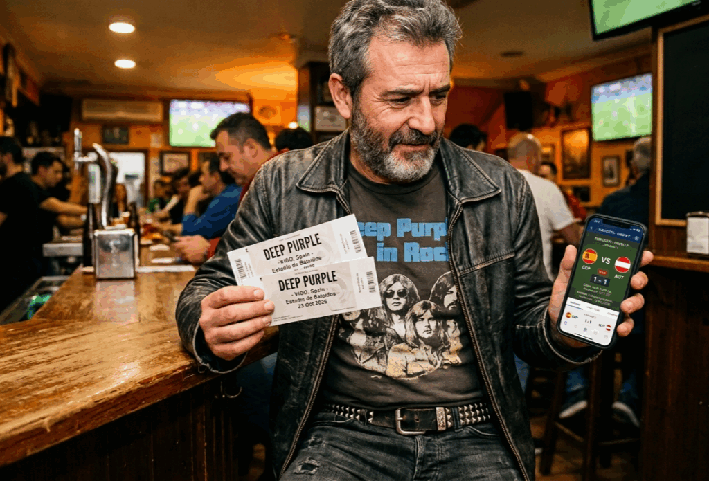 Esta noche, en Vigo tendremos que elegir entre Deep Purple o la selección española