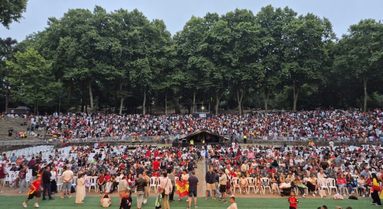 Castrelos repetirá la pantalla gigante para el España-Bélgica, pero podría no ser la única en Vigo