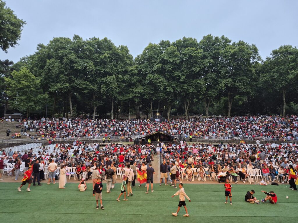 Castrelos repetirá la pantalla gigante para el España-Bélgica, pero podría no ser la única en Vigo
