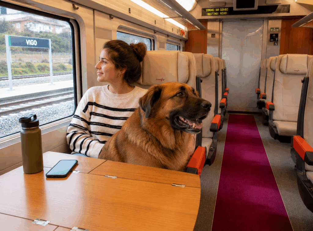 Desde el próximo martes, Renfe permitirá viajar con perros de hasta 40 kilos