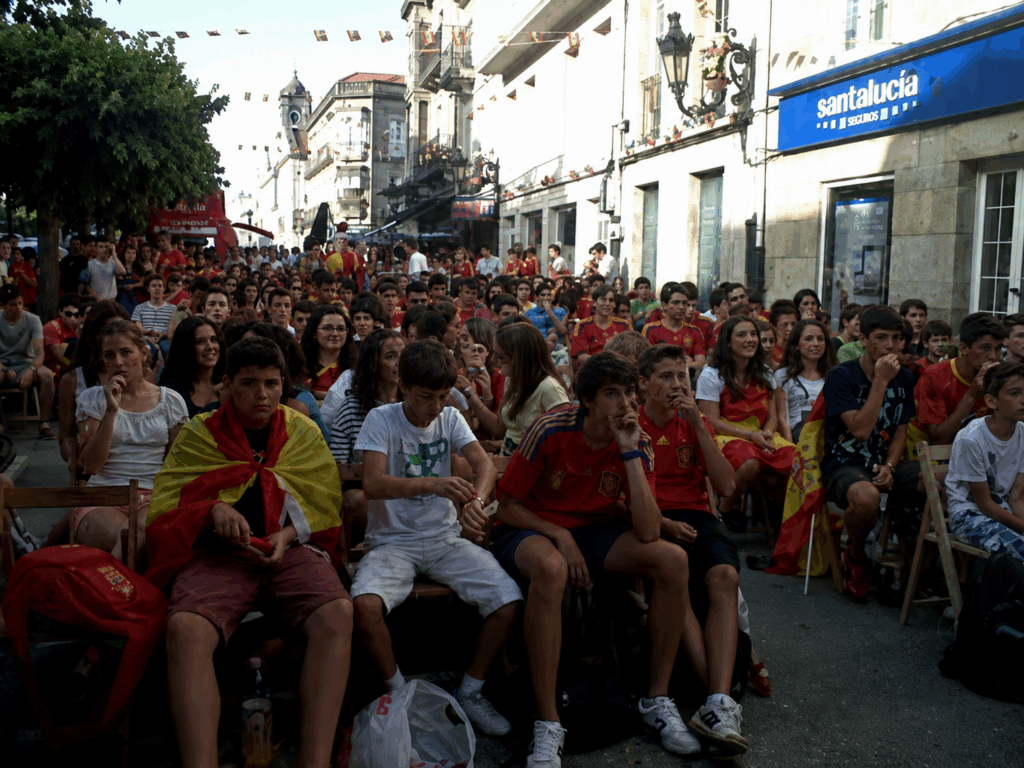 Tui volverá a vivir un España-Portugal con pantalla gigante, como en la histórica Eurocopa de 2012