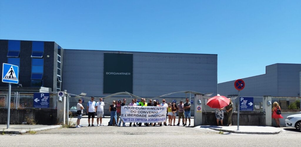 La huelga indefinida paraliza BorgWarner en Vigo y O Porriño con un seguimiento del 100%