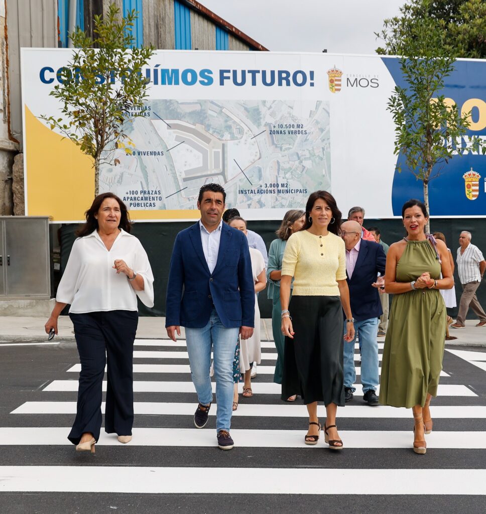 Mos gaña un novo eixo urbano tras a reforma das avenidas de Puxeiros e Rebullón
