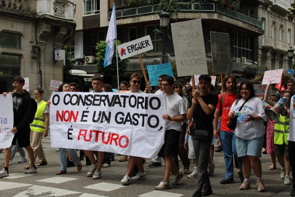 O Conservatorio Superior de Música de Vigo planta cara á Xunta: denuncian recortes que ameazan o centro