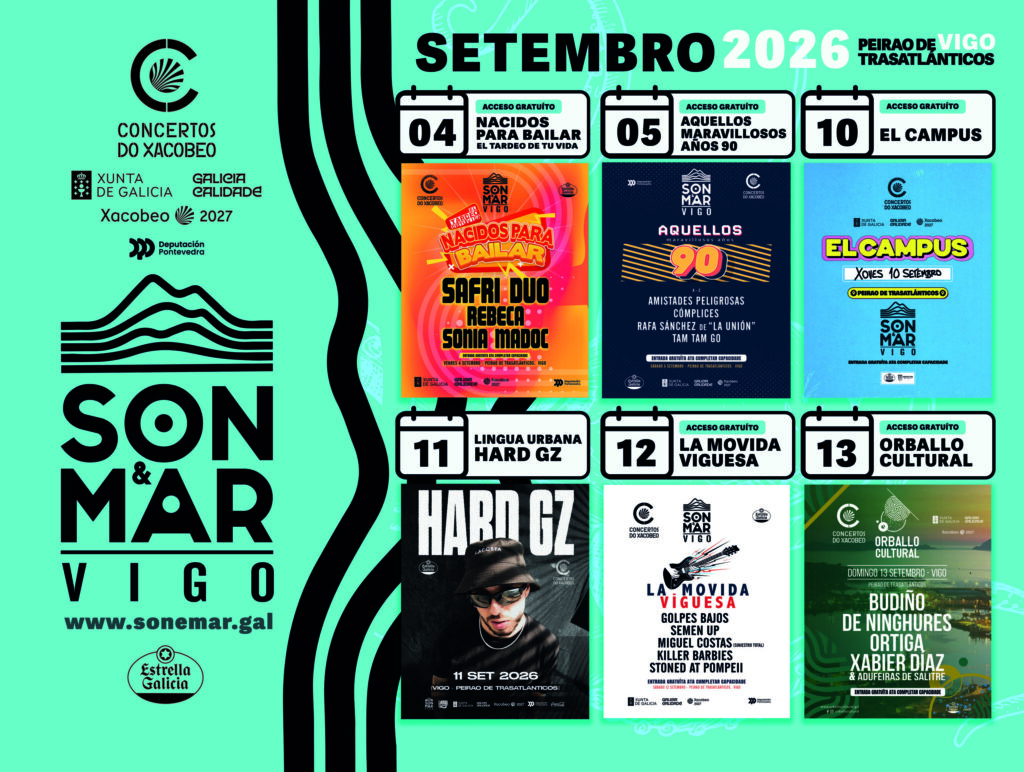 Hard GZ, Safri Duo, Amistades Peligrosas y Budiño lideran el cartel del Festival Son e Mar