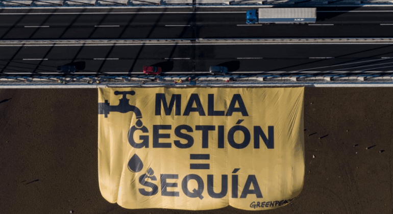 Galicia, en alerta por la falta de agua: Greenpeace advierte de una crisis que ya golpea al norte de España