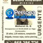 Localizada la joven desaparecida en Vigo