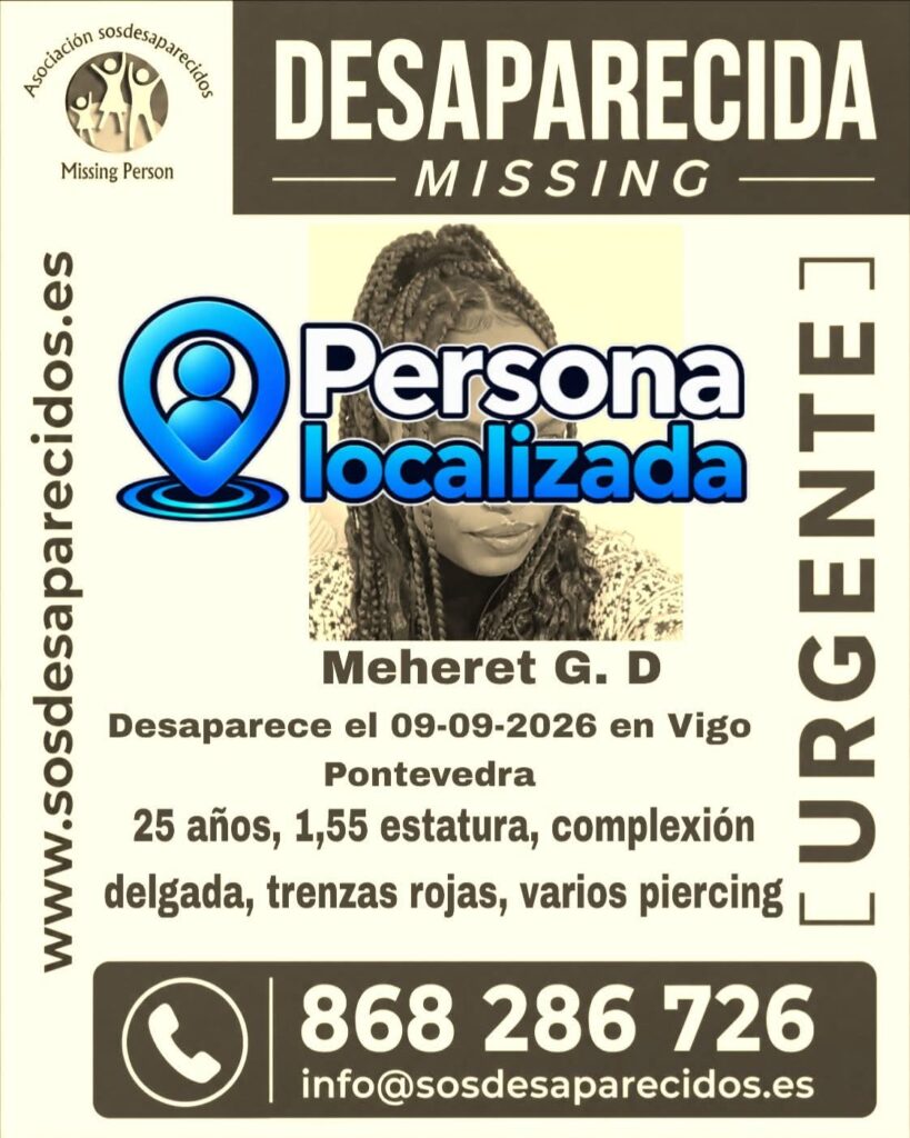 Localizada la joven desaparecida en Vigo