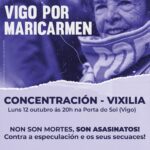 Convocada en Vigo una vigilia por Maricarmen y contra la especulación inmobiliaria