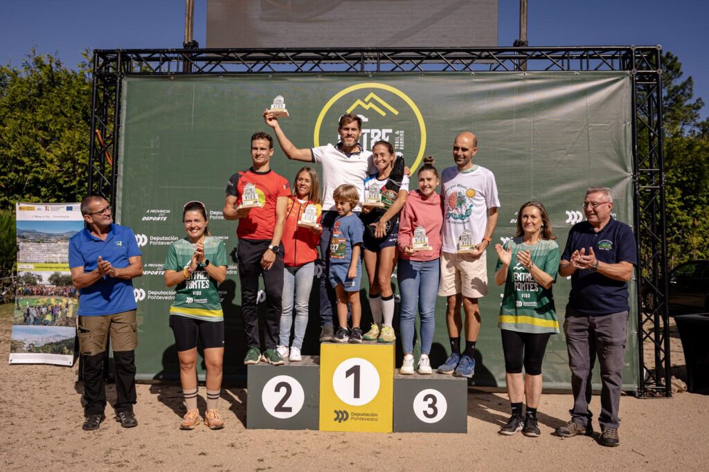 Anxo Otero y Olalla Saborido reinan en los montes de Vigo