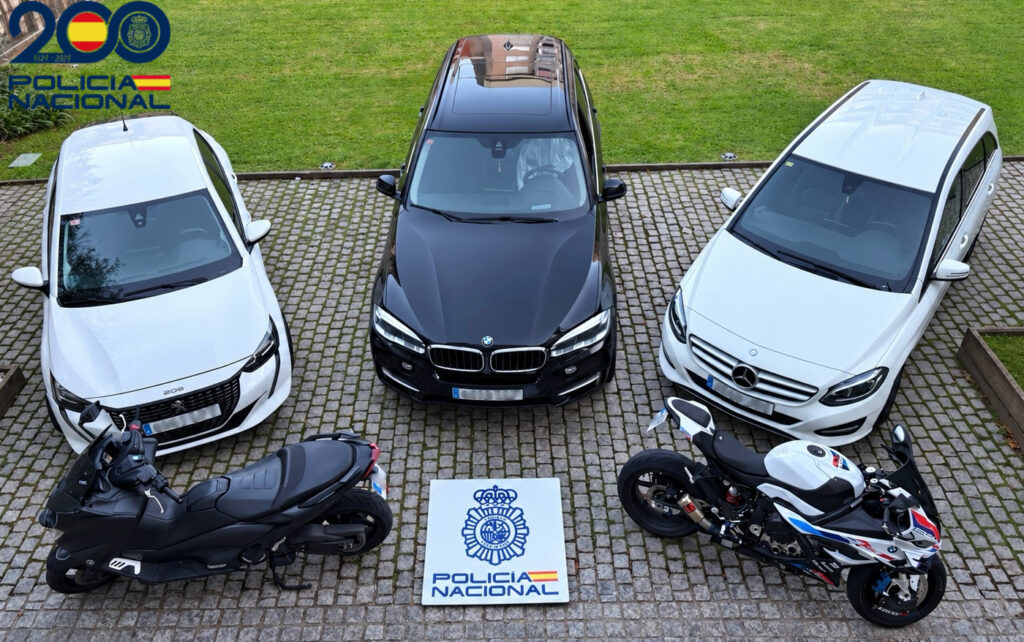 670.000€ escondidos en coches: seis detenidos por tráfico de drogas en Vigo y Ponteareas