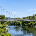A nova ponte colgante que conectará Galicia e Portugal a pé e en bicicleta sobre o Miño