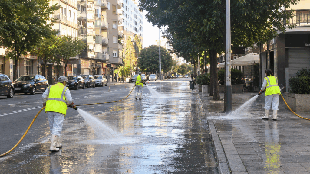 El Concello exige la dimisión de la conselleira de Medio Ambiente, tras cinco años reclamando agua depurada para limpiar las calles