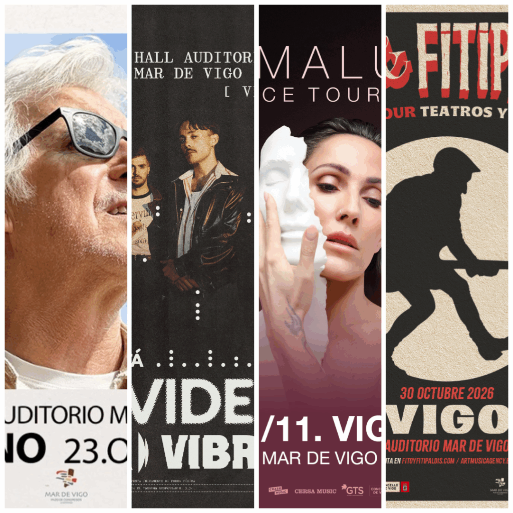 Fito & Fitipaldis, Arde Bogotá, Malú y Berto Romero: todo lo que llega al Mar de Vigo hasta enero
