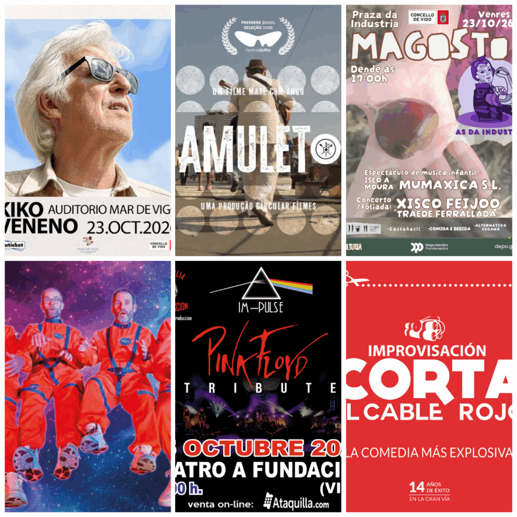 Vigo se sale del guion: Kiko Veneno, Pink Floyd, teatro irreverente y un magosto para tomar la calle