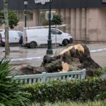 Cerrados siete parques de Vigo por el temporal