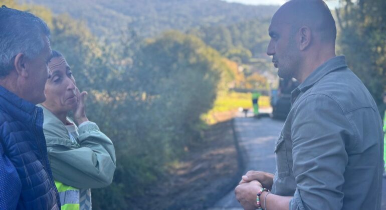 O Concello do Porriño acomete obras en accesos, camiños e aparcadoiros de cinco parroquias